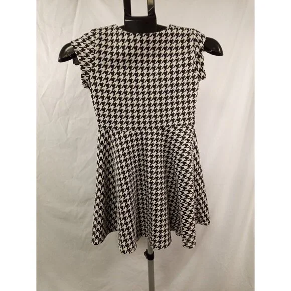 The Children's Place Kid's Black/White Casual Dress Size Medium (7/8) - Picture 4 of 7